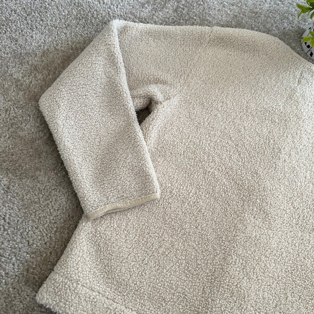 NWT Joie Snap-Button Front Cream Sherpa Teddy Jac… - image 12